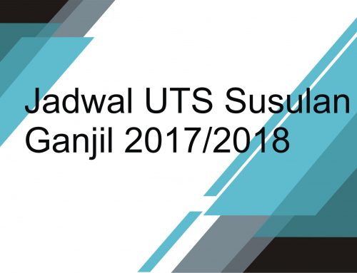 Jadwal UTS Susulan Semester Ganjil 2017/2018