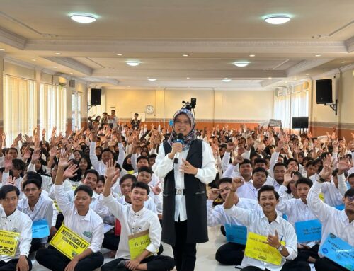 Di PKKMB 2023,  Rektor ITB WiGa  Dorong  MaBa Berprestasi   Global